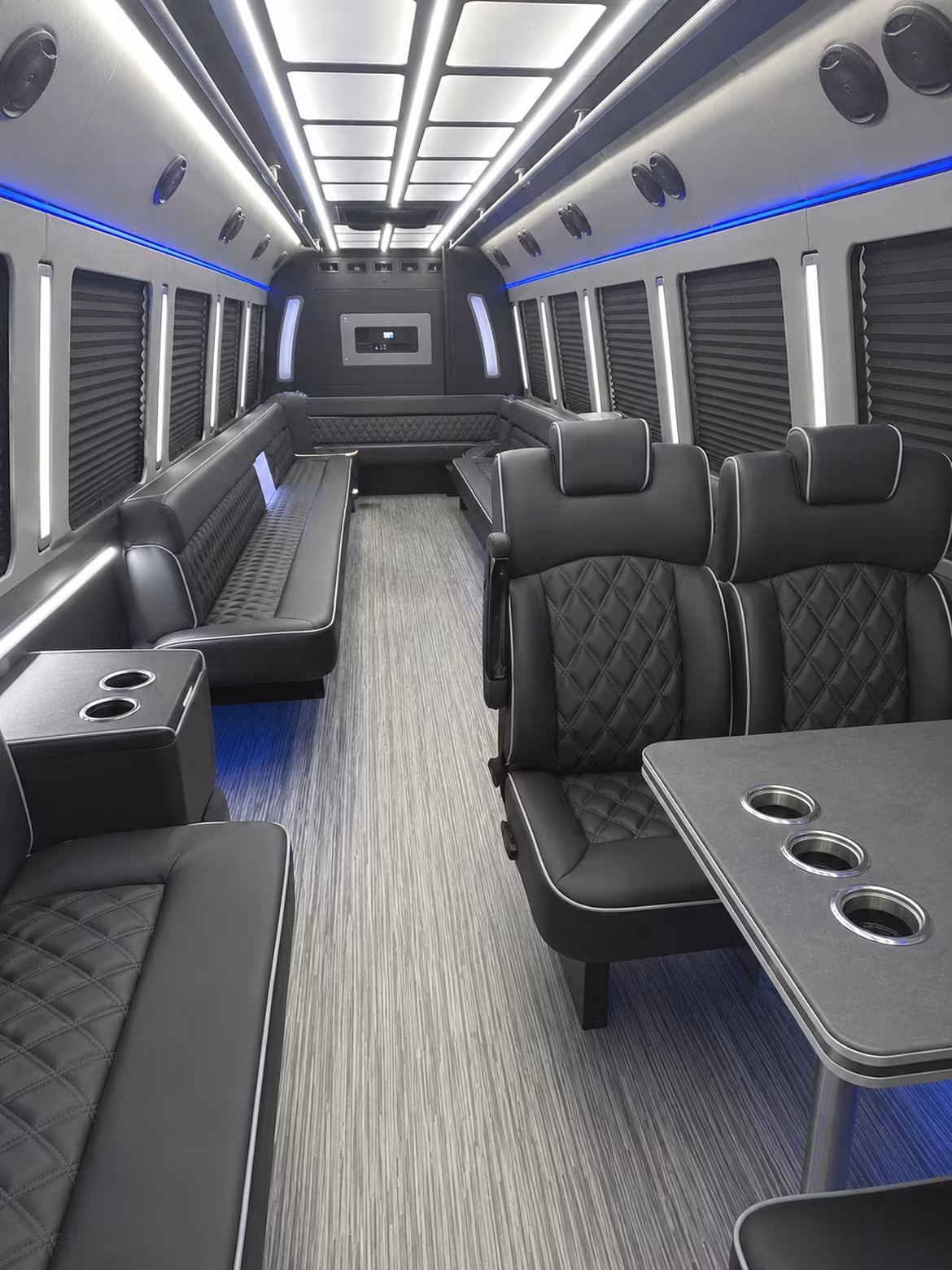 west valley city 25 passenger party bus inside