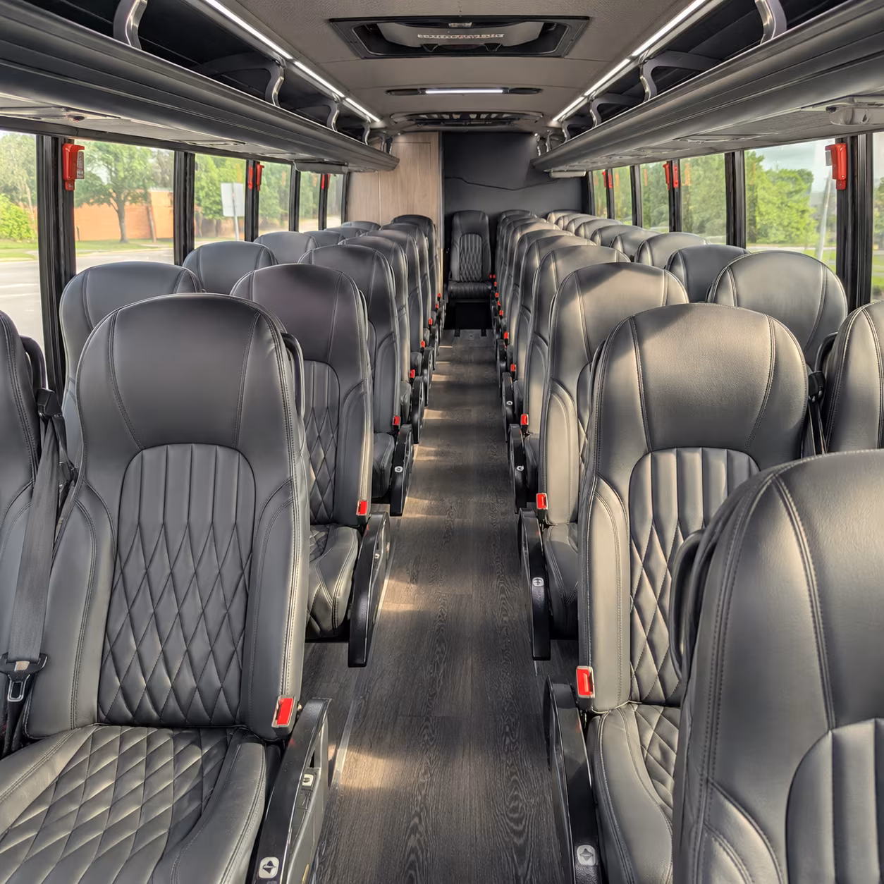 west valley city 28 passenger minibus inside