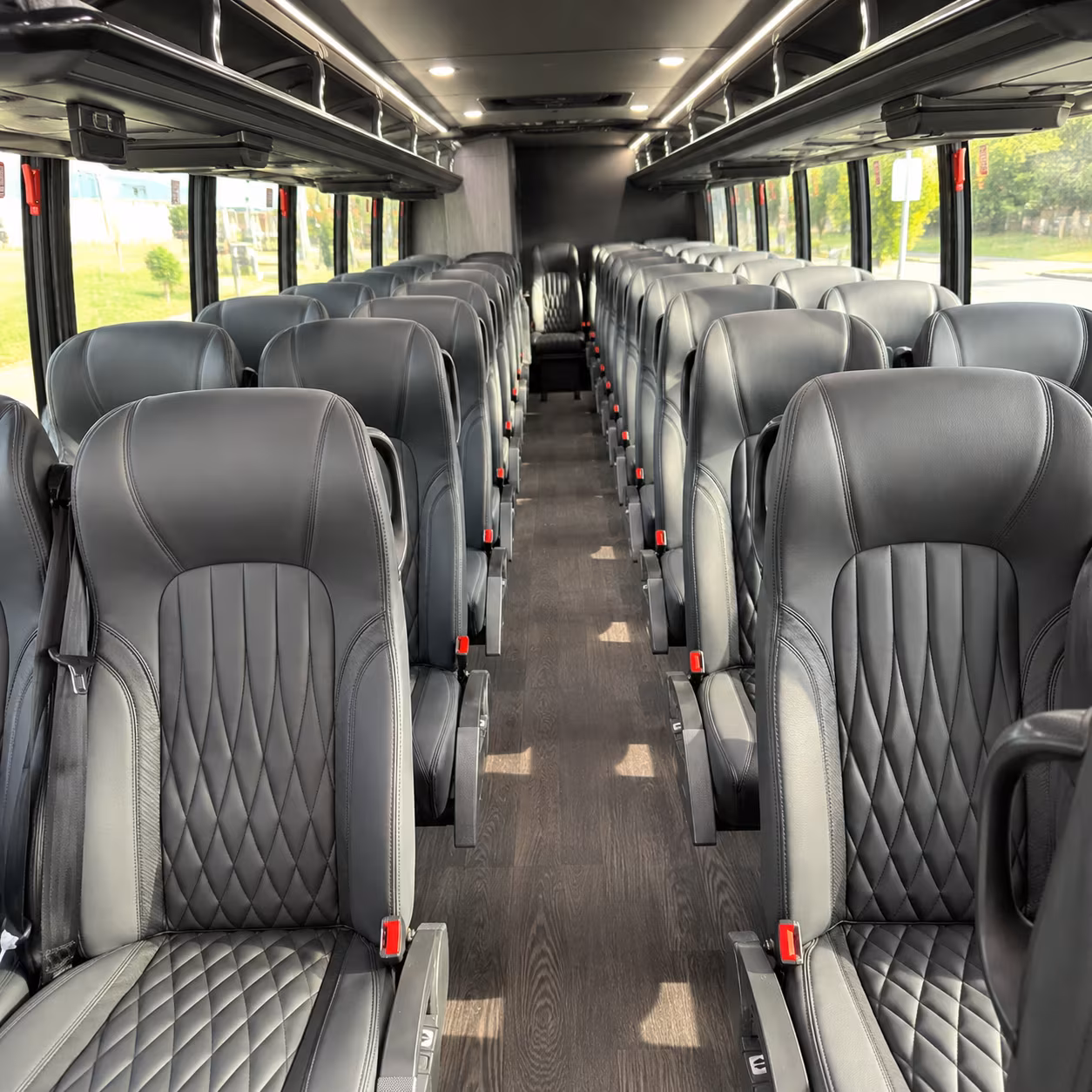 west valley city 35 passenger minibus inside