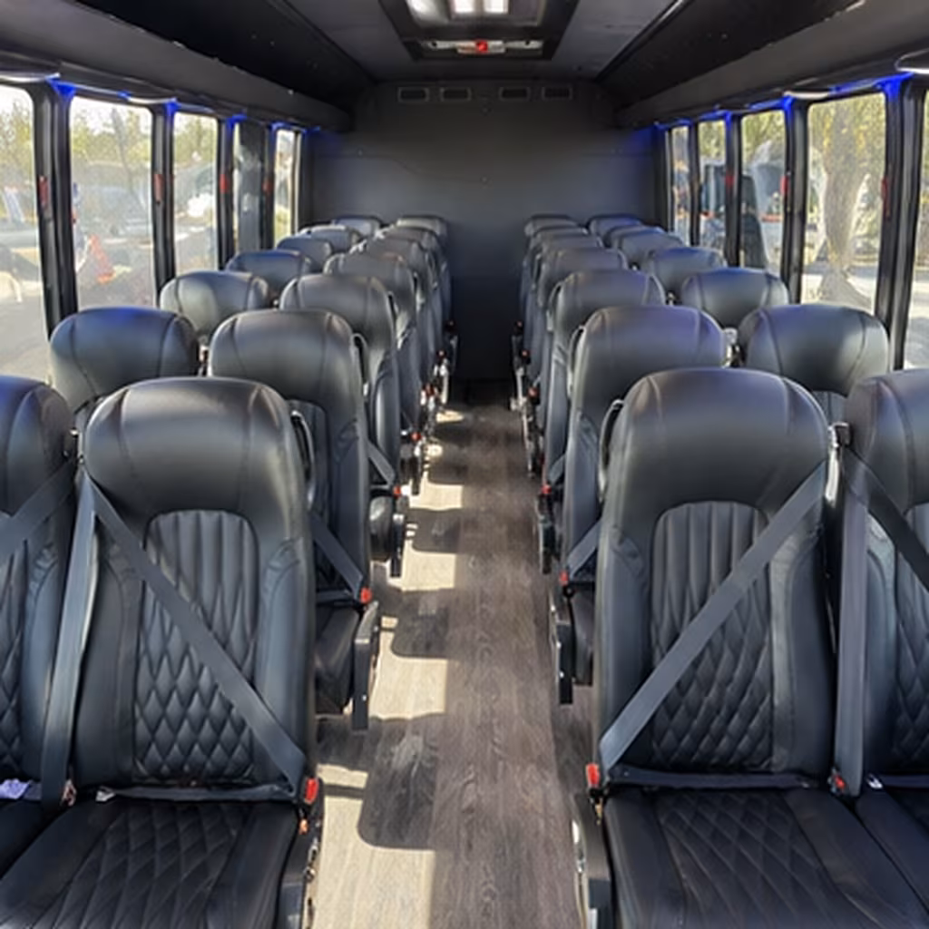 west valley city 35 passenger minibus interior