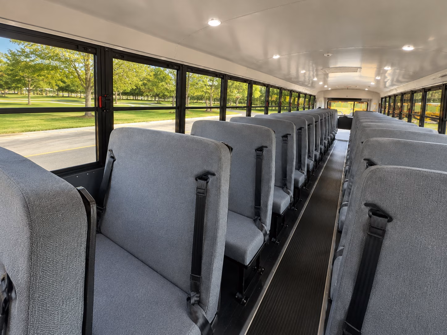 west valley city school bus inside
